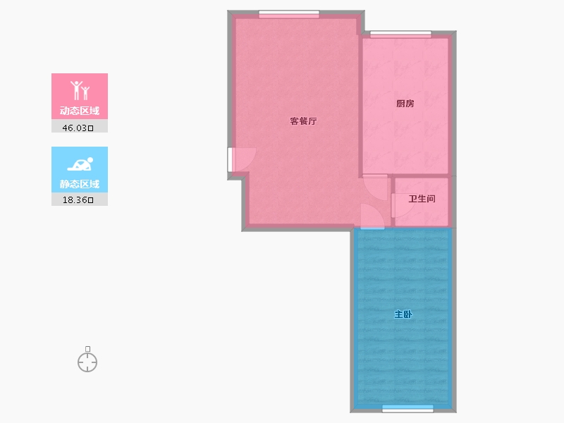 黑龙江省-大庆市-唯美康城-3期-76.00-户型库-动静分区