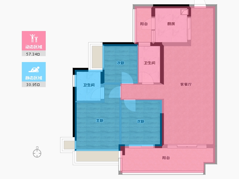 广东省-佛山市-金融街金悦府-81.41-户型库-动静分区