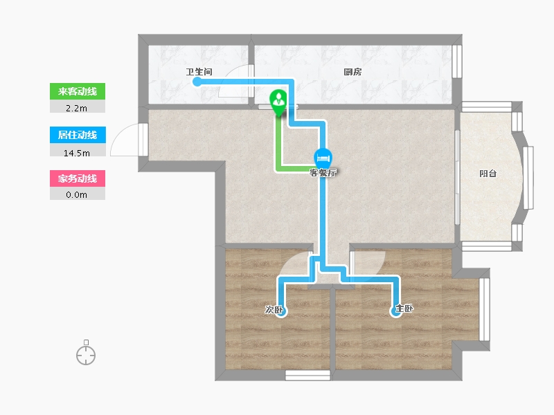 广东省-广州市-荔港南湾-55.54-户型库-动静线