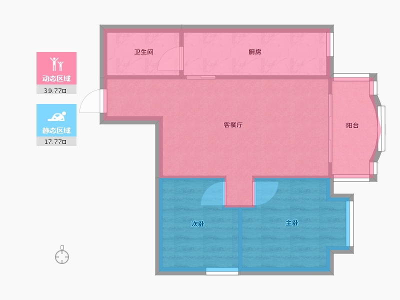 广东省-广州市-荔港南湾-55.54-户型库-动静分区