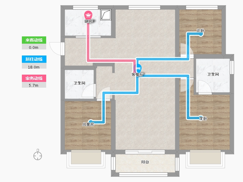 河北省-保定市-锦池佳苑-96.00-户型库-动静线