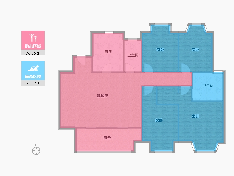 江西省-赣州市-绿地国际博览城-123.47-户型库-动静分区