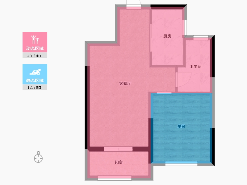 上海-上海市-南翔秀城中建悦坊-47.27-户型库-动静分区