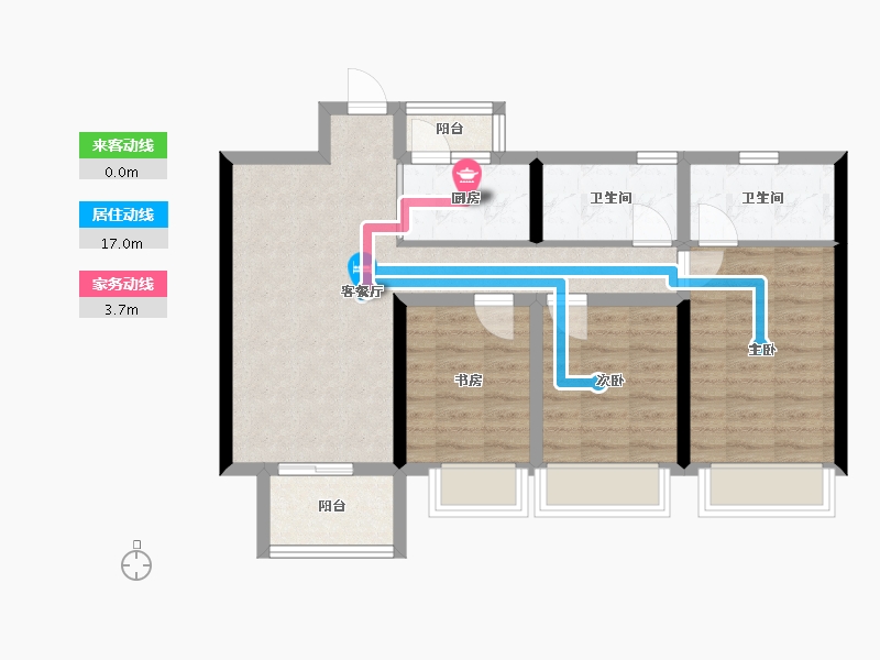 云南省-昭通市-乌蒙水乡-87.20-户型库-动静线