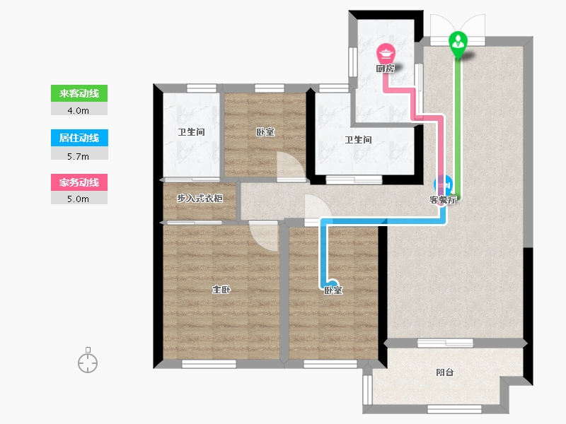 湖北省-十堰市-太学府-84.00-户型库-动静线