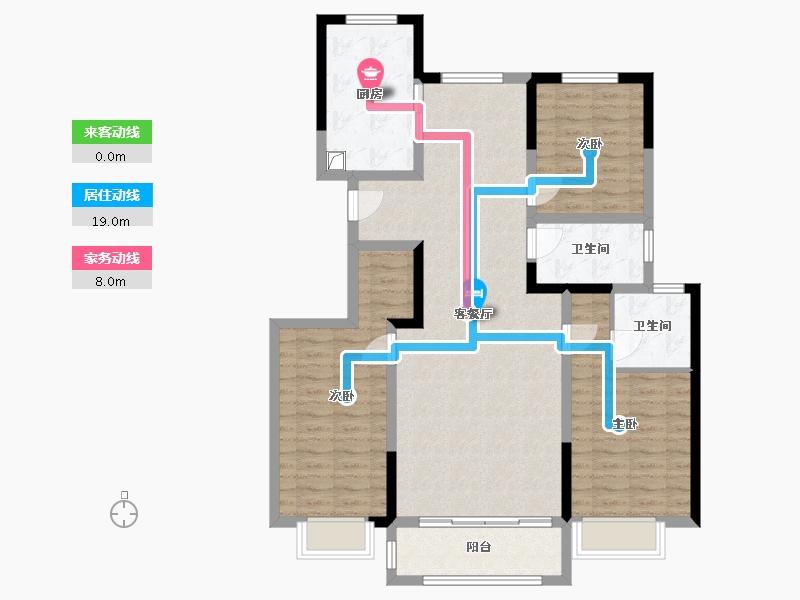 甘肃省-白银市-御景学府-117.12-户型库-动静线