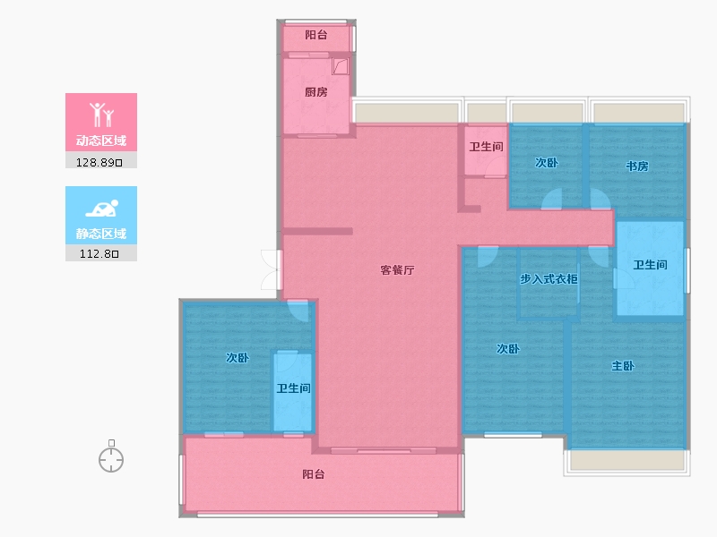 湖南省-怀化市-十里江湾-208.00-户型库-动静分区