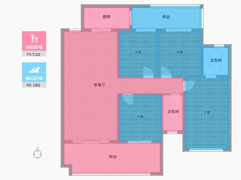 湖南省-邵阳市-北辰首府-103.20-户型库-动静分区