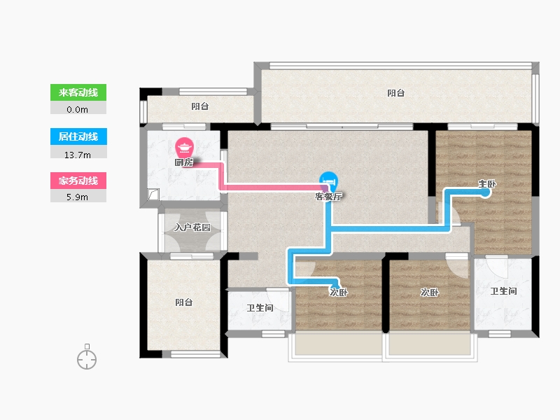 贵州省-贵阳市-悦龙东郡-96.34-户型库-动静线