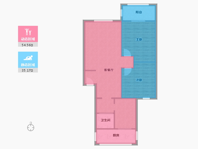 四川省-成都市-锦秀民居-81.60-户型库-动静分区