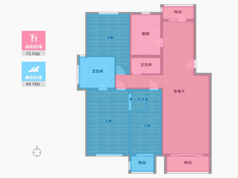 北京-北京市-名佳花园-三区-118.40-户型库-动静分区