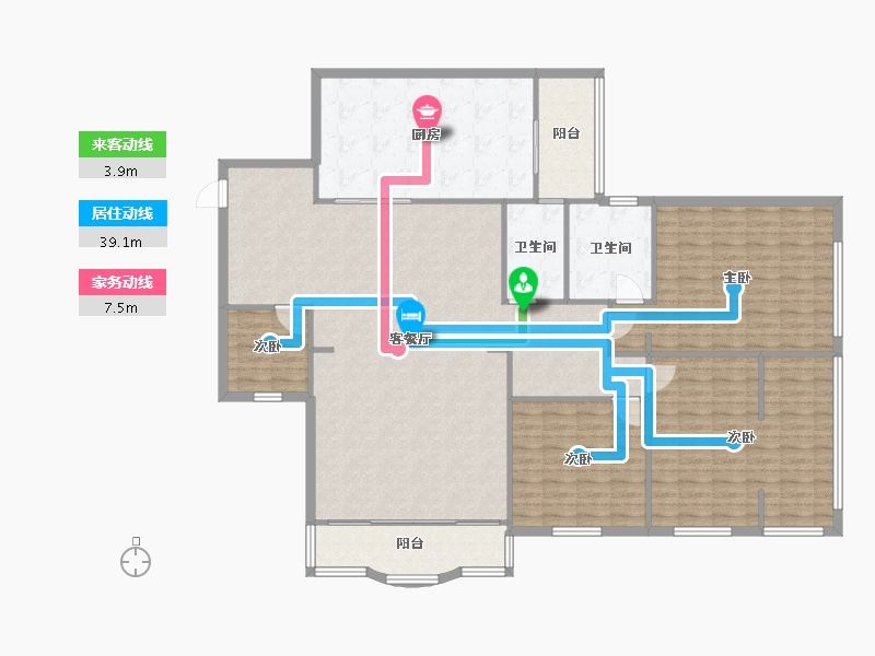 四川省-成都市-芳草地6期-182.50-户型库-动静线