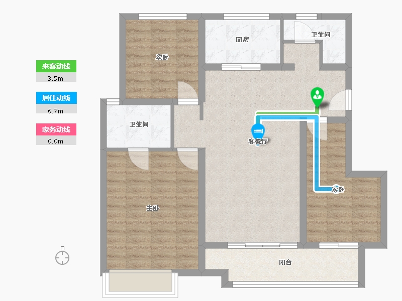 河北省-沧州市-泽信云尚-94.00-户型库-动静线