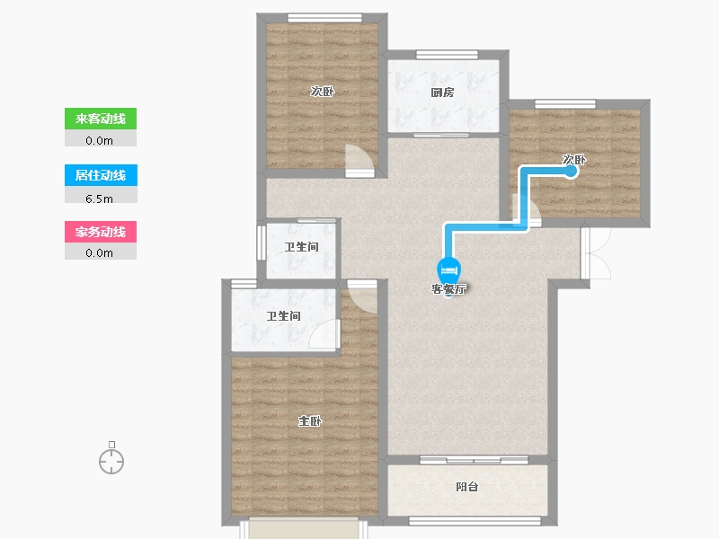 河南省-濮阳市-正大中心-101.60-户型库-动静线