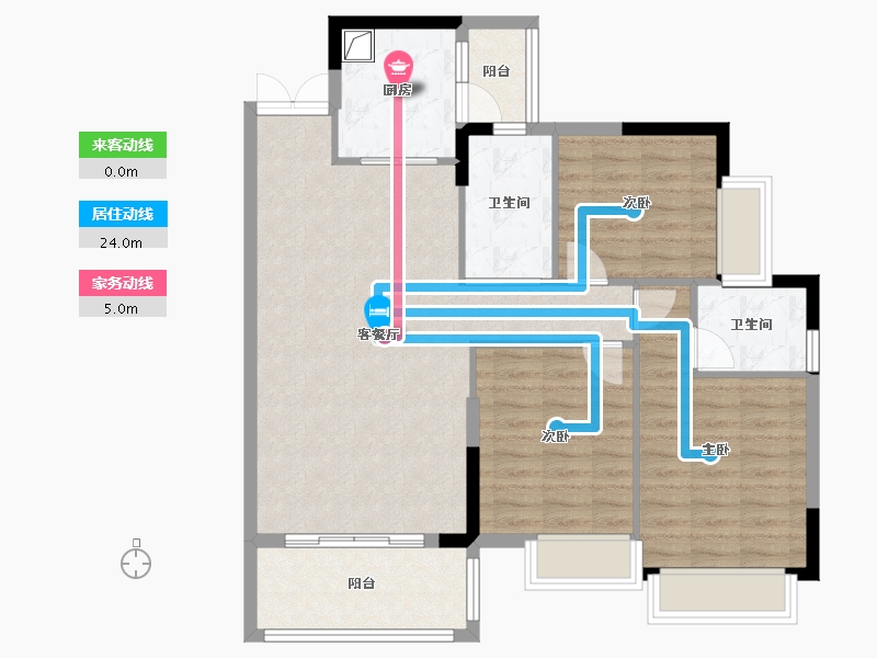 贵州省-毕节市-亿兆园-110.00-户型库-动静线