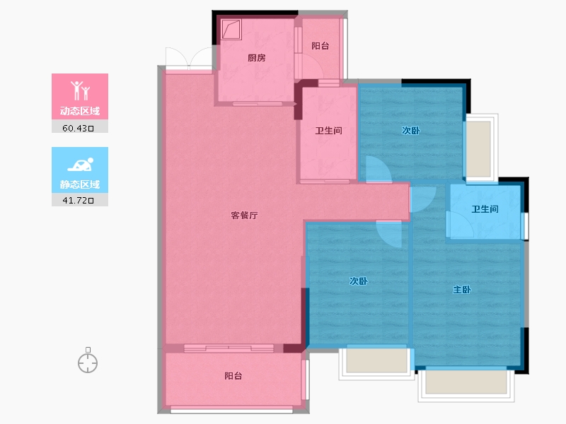 贵州省-毕节市-亿兆园-110.00-户型库-动静分区