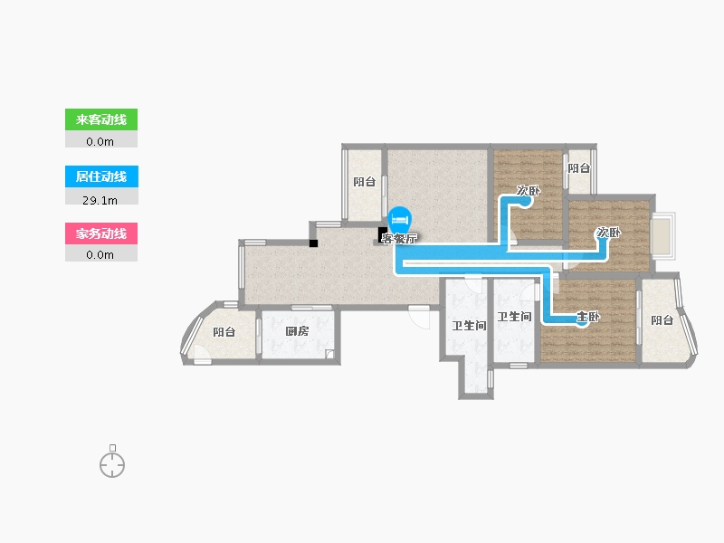 浙江省-温州市-长盛嘉园-126.00-户型库-动静线