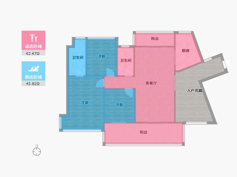 广东省-中山市-逸骏星园-91.03-户型库-动静分区