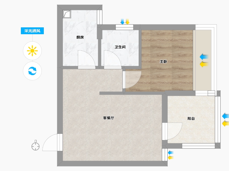 贵州省-遵义市-天池2号-37.60-户型库-采光通风