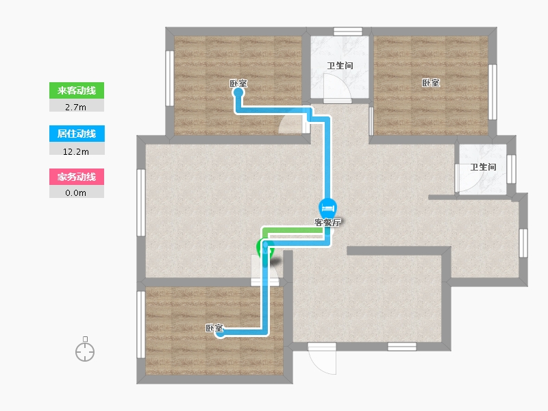 吉林省-长春市-城中央-80.00-户型库-动静线