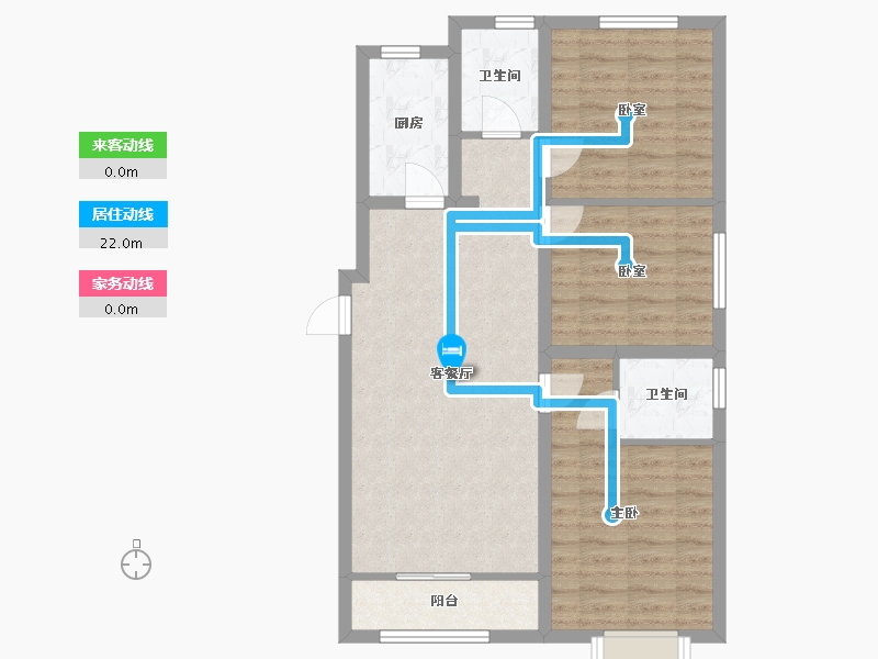 河北省-邢台市-御景天成-89.89-户型库-动静线