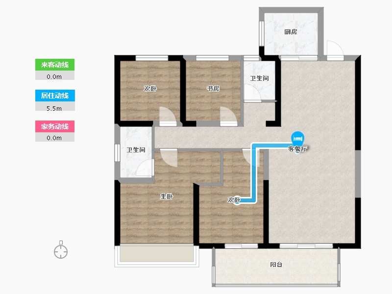 河南省-新乡市-长城德邻城-七期-112.00-户型库-动静线