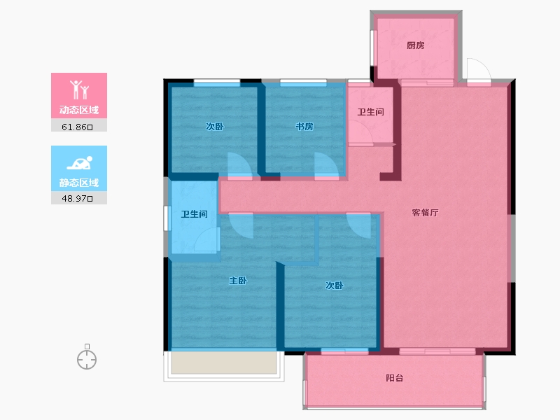 河南省-新乡市-长城德邻城-七期-112.00-户型库-动静分区