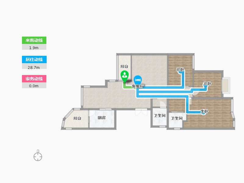 浙江省-温州市-长盛嘉园-126.00-户型库-动静线