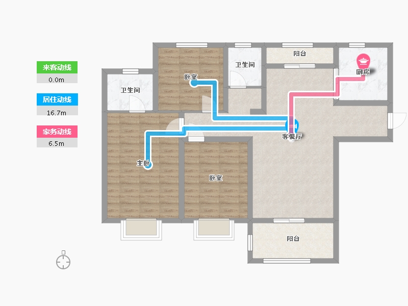 河南省-洛阳市-和昌御水湾-101.60-户型库-动静线