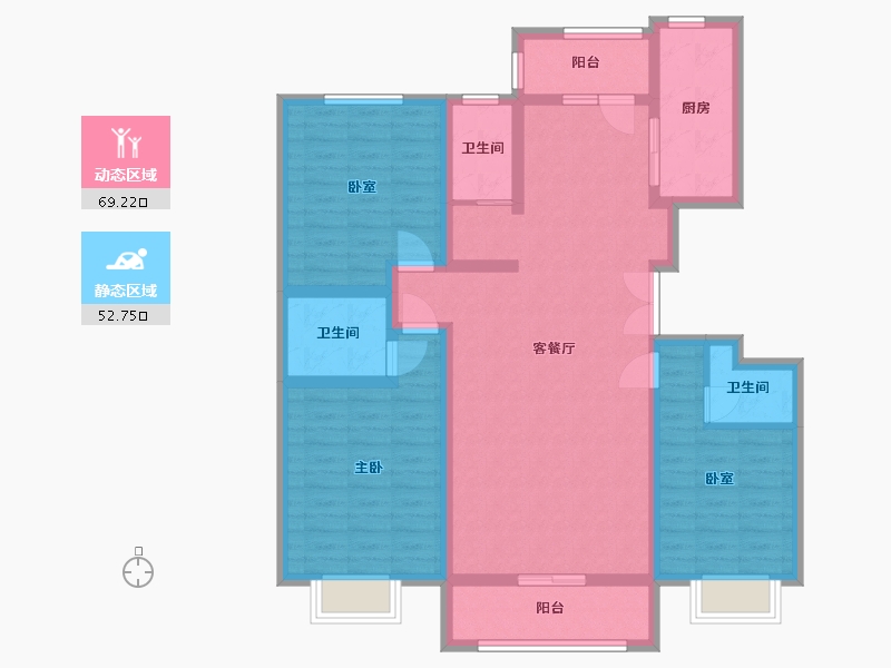 河北省-石家庄市-文昌园-114.86-户型库-动静分区