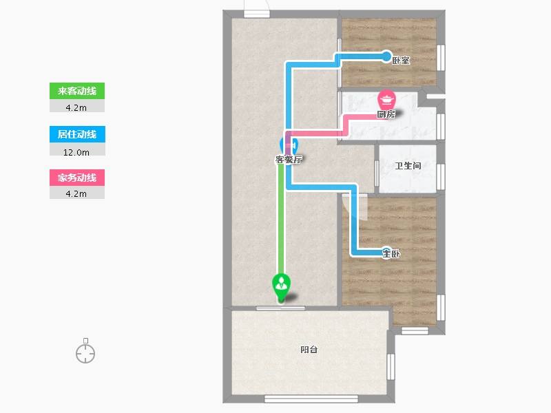 贵州省-贵阳市-首钢贵州之光11号地-70.40-户型库-动静线