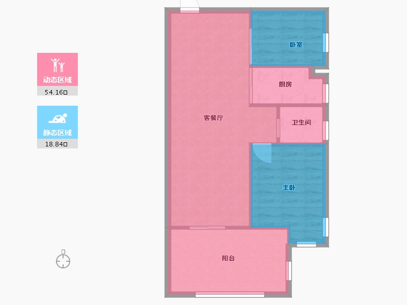 贵州省-贵阳市-首钢贵州之光11号地-70.40-户型库-动静分区