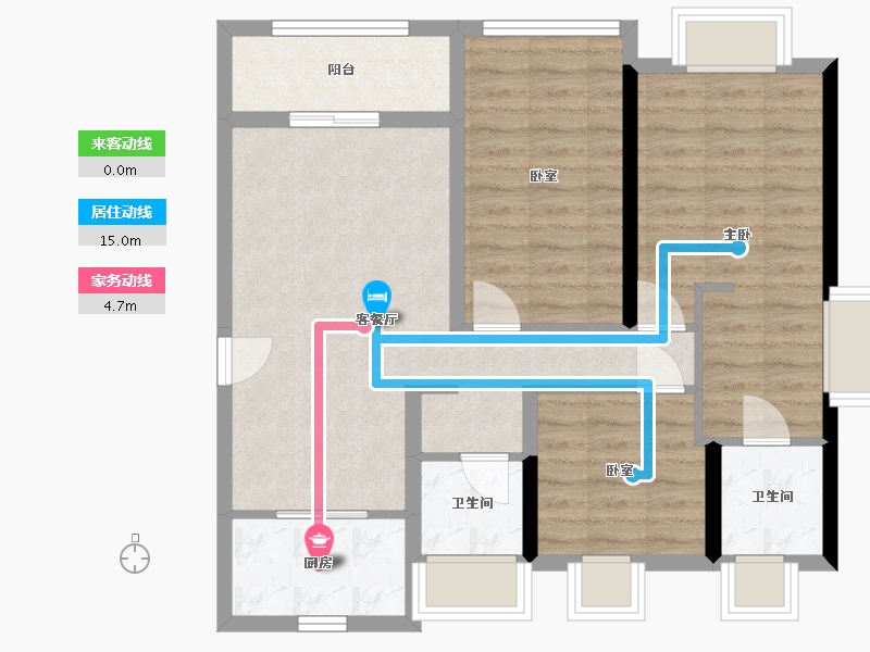 湖北省-武汉市-大华锦绣前城-102.40-户型库-动静线