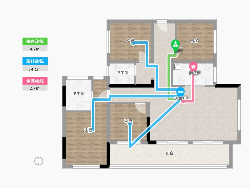 四川省-广元市-和成原著-88.00-户型库-动静线