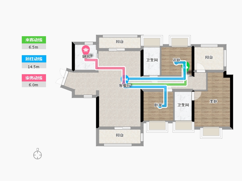 广东省-惠州市-金裕星河丹堤-98.04-户型库-动静线