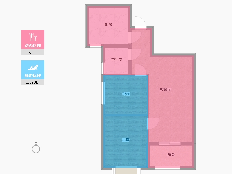 陕西省-西安市-领航悦峯-53.13-户型库-动静分区