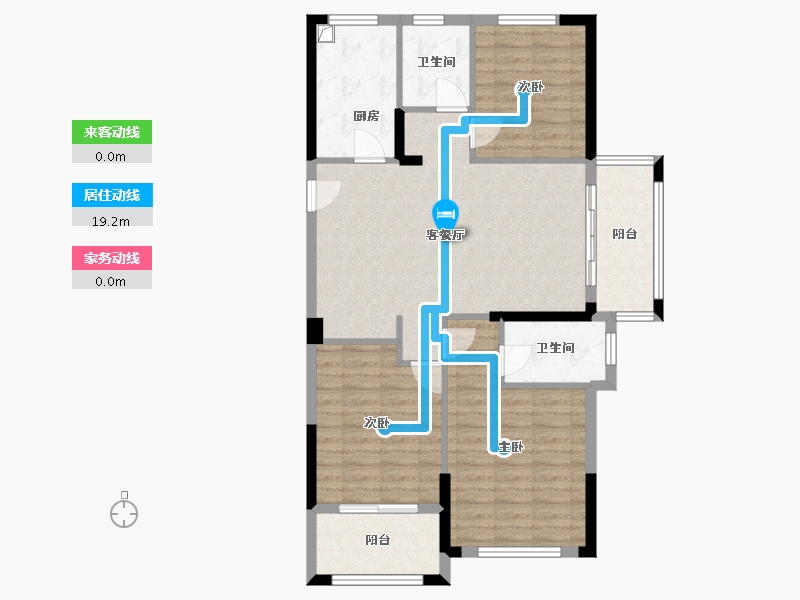 湖北省-随州市-翡翠山湖-93.77-户型库-动静线