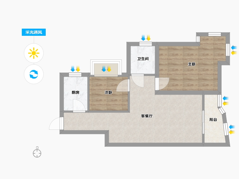 广东省-深圳市-海天一色-49.12-户型库-采光通风