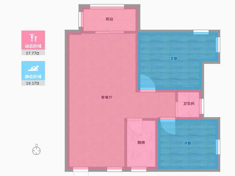 广东省-深圳市-碧桐湾-50.35-户型库-动静分区