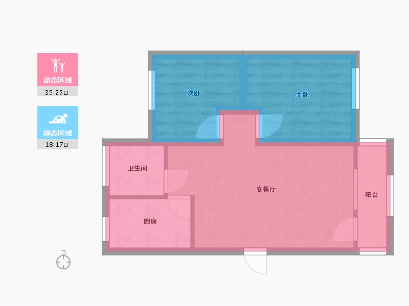 广东省-深圳市-布心花园二区-46.94-户型库-动静分区