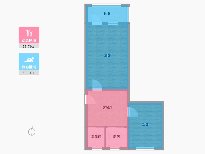 北京-北京市-广安门内大街小区-37.80-户型库-动静分区