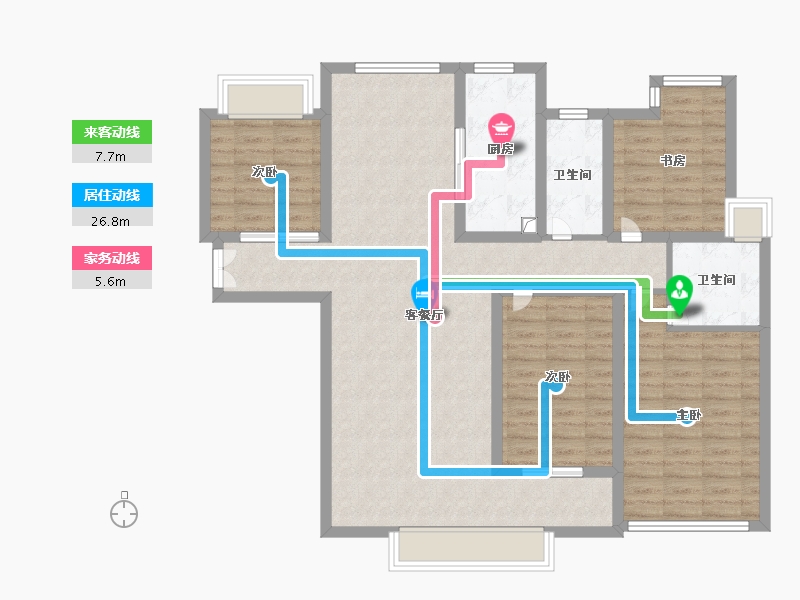 江西省-上饶市-建亨信江院子-114.34-户型库-动静线