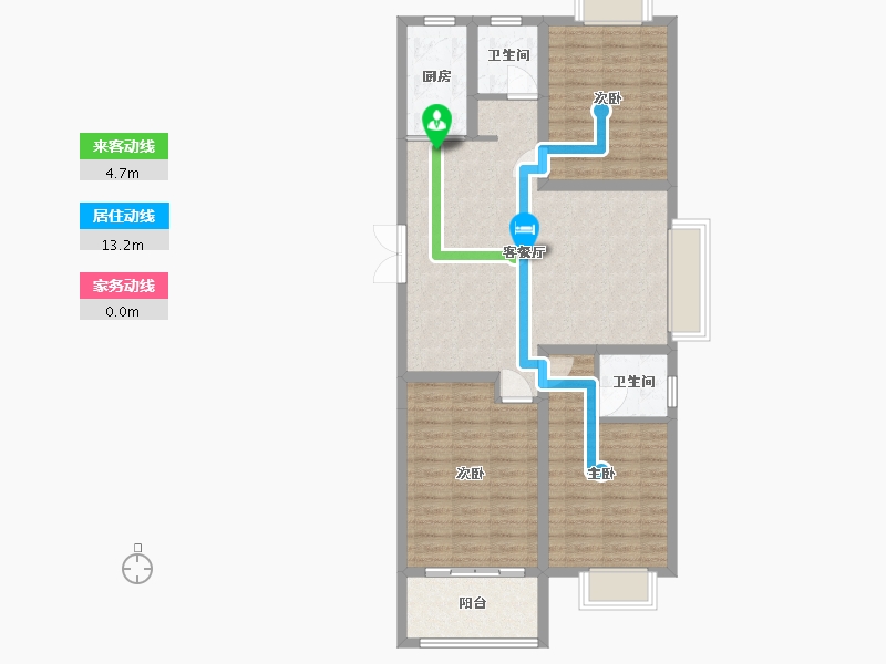 河南省-平顶山市-建安铭苑-98.30-户型库-动静线