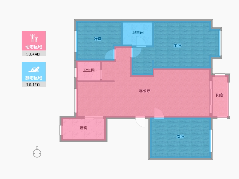 河北省-衡水市-泰华丽景福苑-102.00-户型库-动静分区