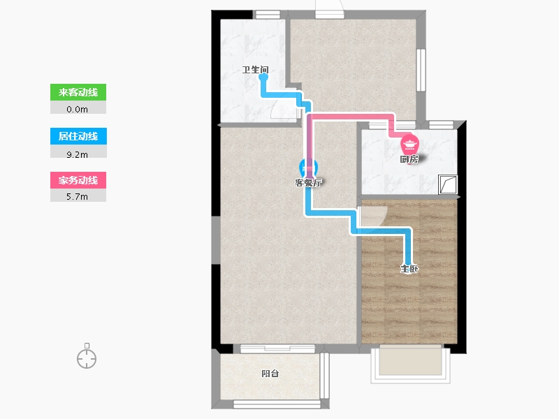 福建省-莆田市-保利香槟国际-57.00-户型库-动静线