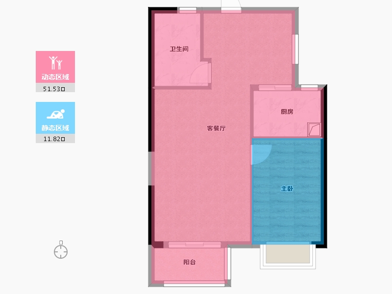 福建省-莆田市-保利香槟国际-57.00-户型库-动静分区