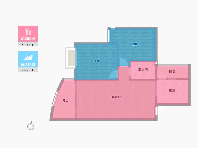 重庆-重庆市-新都-71.01-户型库-动静分区