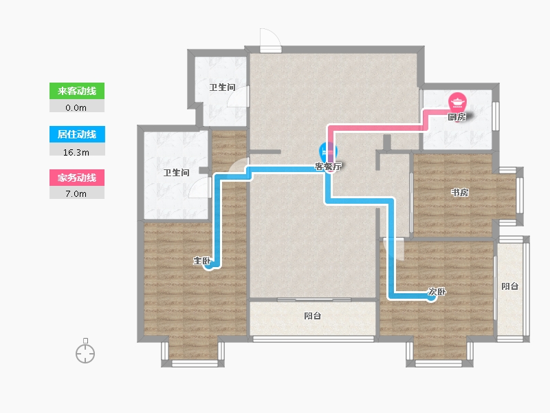 福建省-福州市-融侨锦江-A区-130.00-户型库-动静线