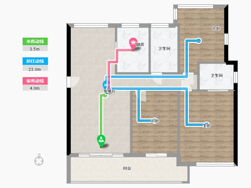 福建省-福州市-中庚香悦府-93.00-户型库-动静线