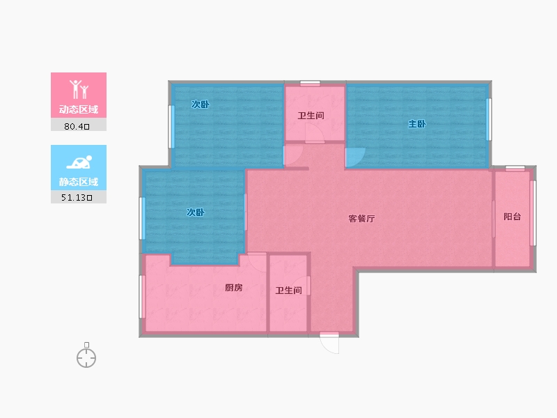 甘肃省-兰州市-盛元小区-139.20-户型库-动静分区